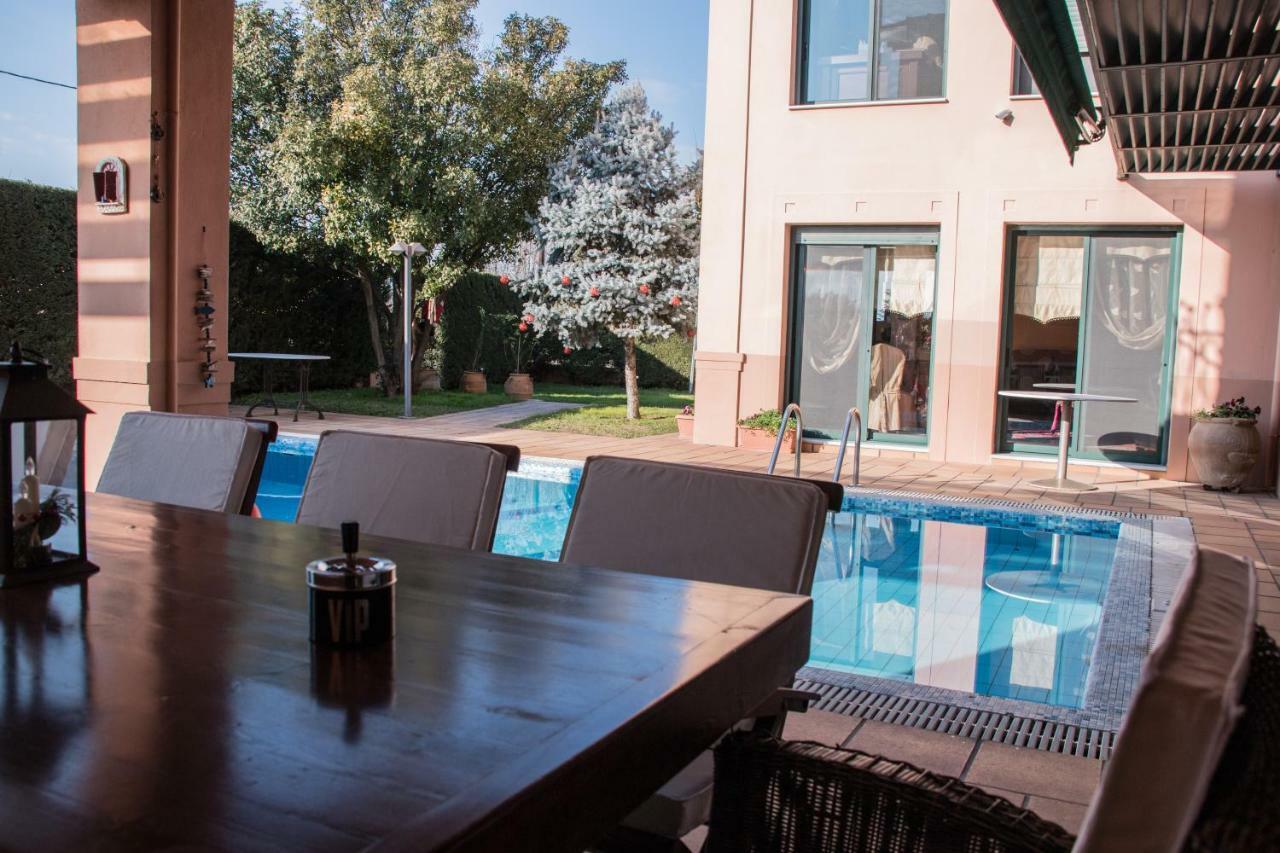 4-Seasons Pool Villa Near Meteora Tríkala Extérieur photo